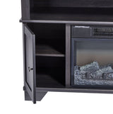 Hamilton Electric Fireplace TV Stand, 44.5-in, 1500W, Brown Cappucino N9S2 - product image 5