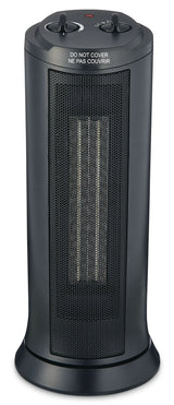 Oscillating Tower Ceramic Space Heater withThermostat, 1500W, Black B1Q3 - product image 1