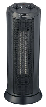 Oscillating Tower Ceramic Space Heater withThermostat, 1500W, Black B1Q3 - product image 2