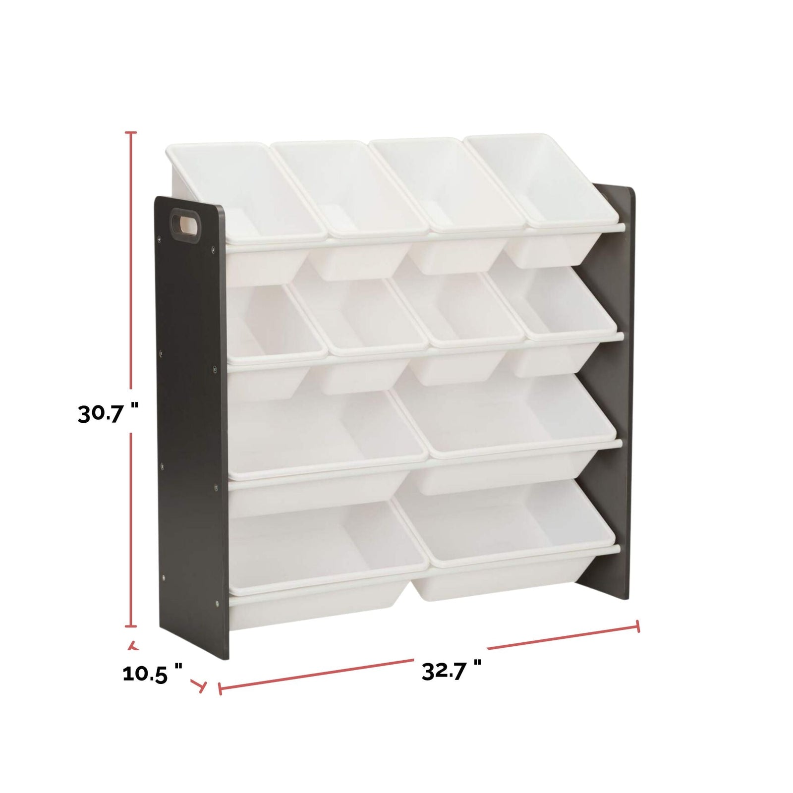 Stain & Rust Resistant Sturdy 12-Bin Organizer, Grey F8R1 - product image 6