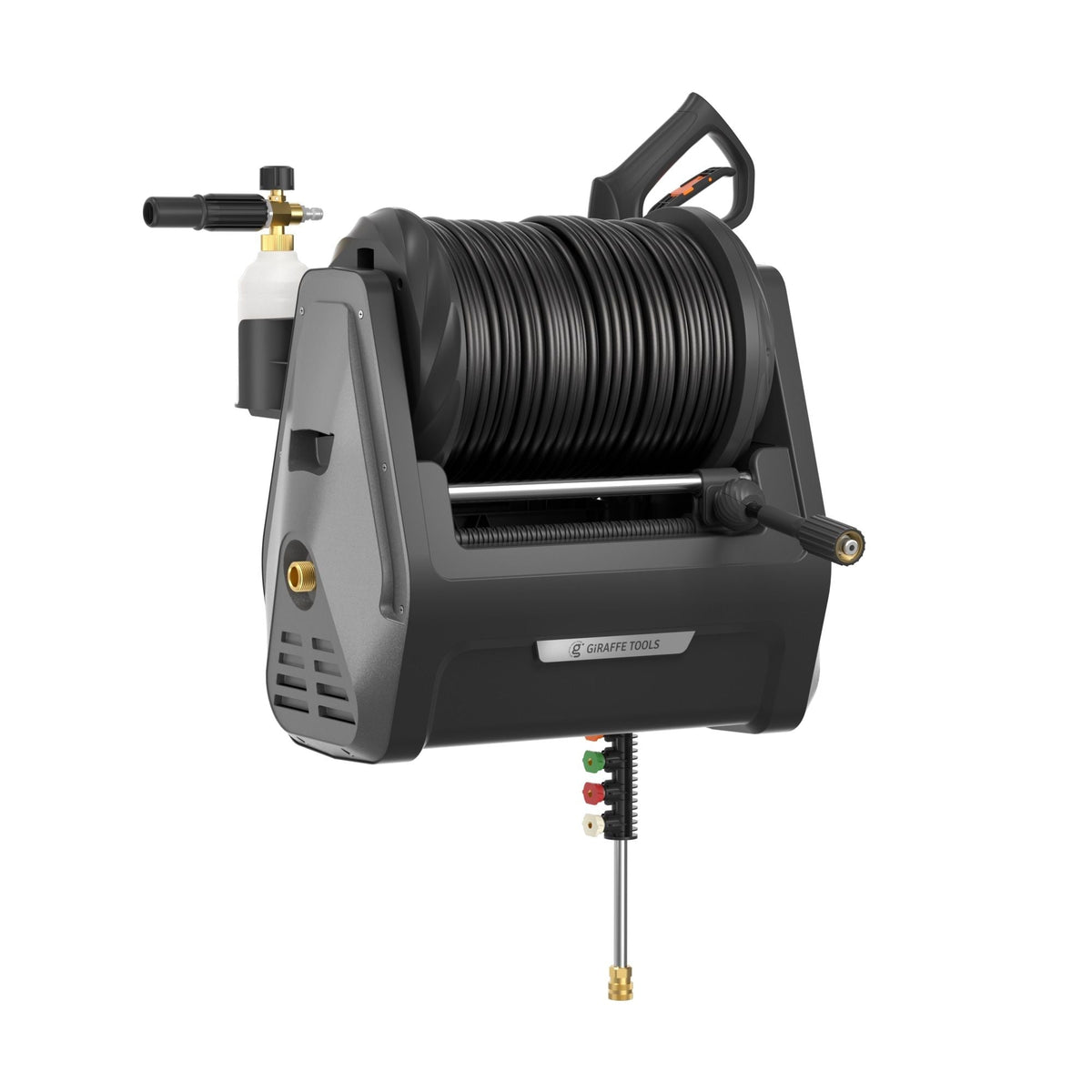 Tools Grandfalls G30 Wall Mounted 2100 PSI 2.2 GPM Brushless Retractable Electric Pressure Washer with 100-ft Hard Hose K4J9 - product image 3