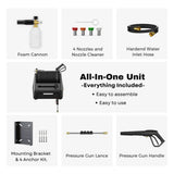 Tools Grandfalls G30 Wall Mounted 2100 PSI 2.2 GPM Brushless Retractable Electric Pressure Washer with 100-ft Hard Hose K4J9 - product image 8