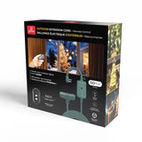 Electric 50-ft 14/3 Outdoor Power Cord with Wireless Remote & 3 Grounded Outlets, Green F5A3 - product image 3