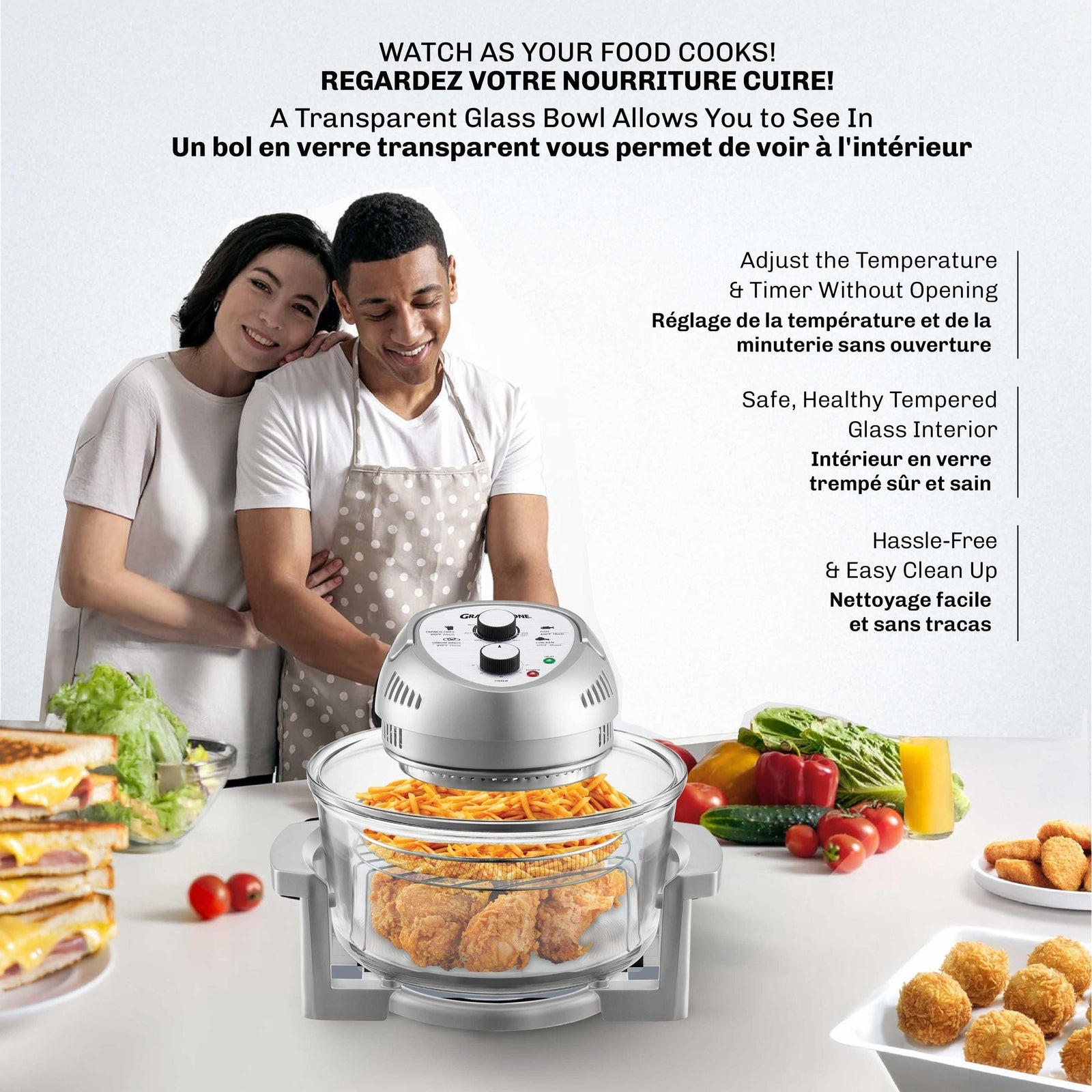 Glass Air Fryer, Silver C1U8 - product image 8