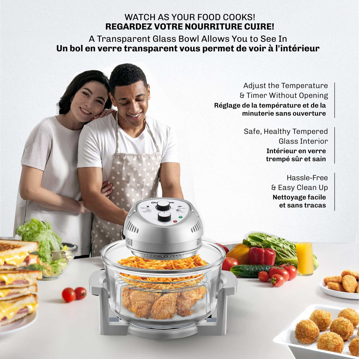 Glass Air Fryer, Silver Y7O6 - product image 8