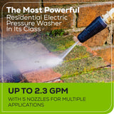 2700PSI 1.2GPM Electric Pressure Washer U1S1 - product image 4