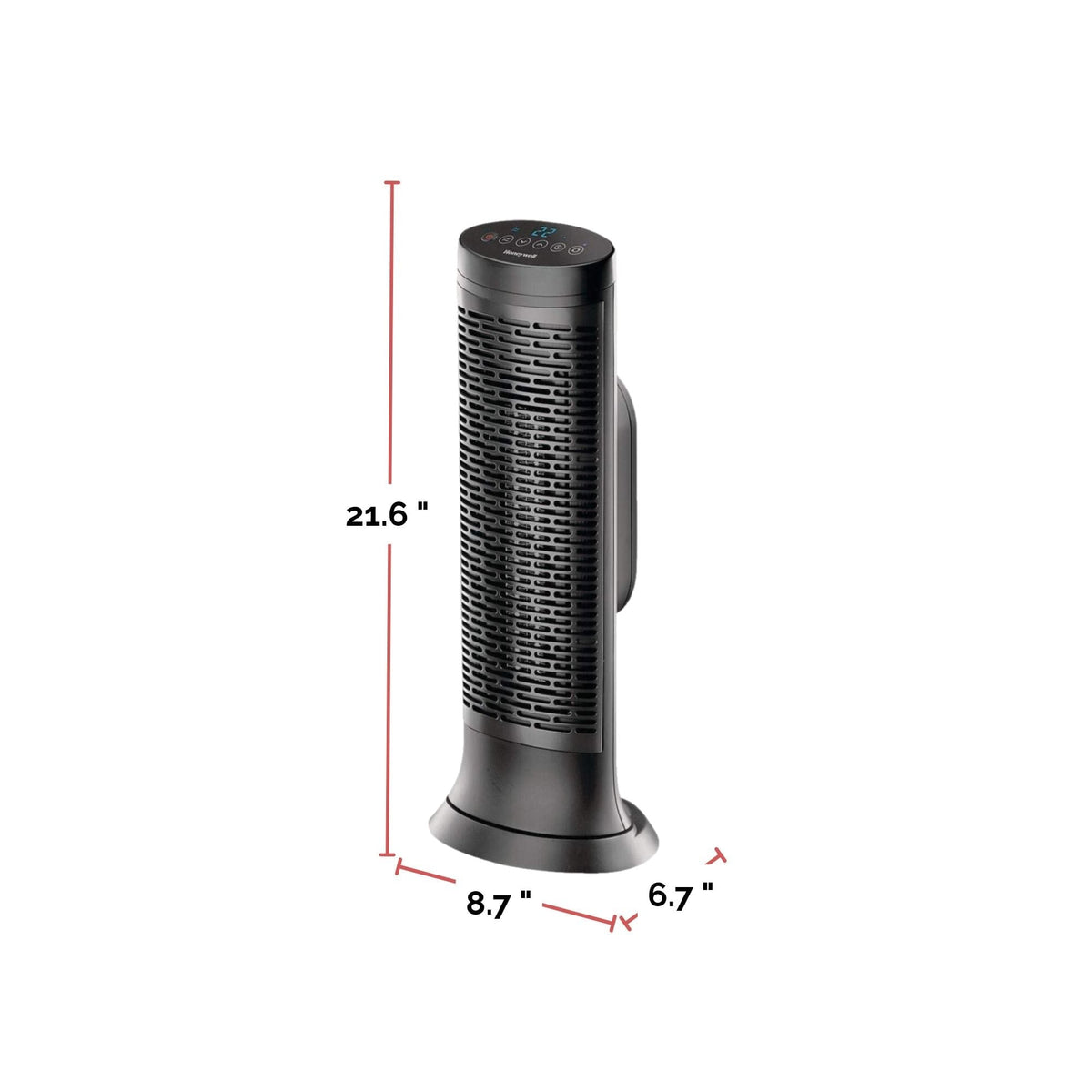 HCE352C Digital Tower Ceramic Space Heater withThermostat, 1500W, Black V8K5 - product image 3