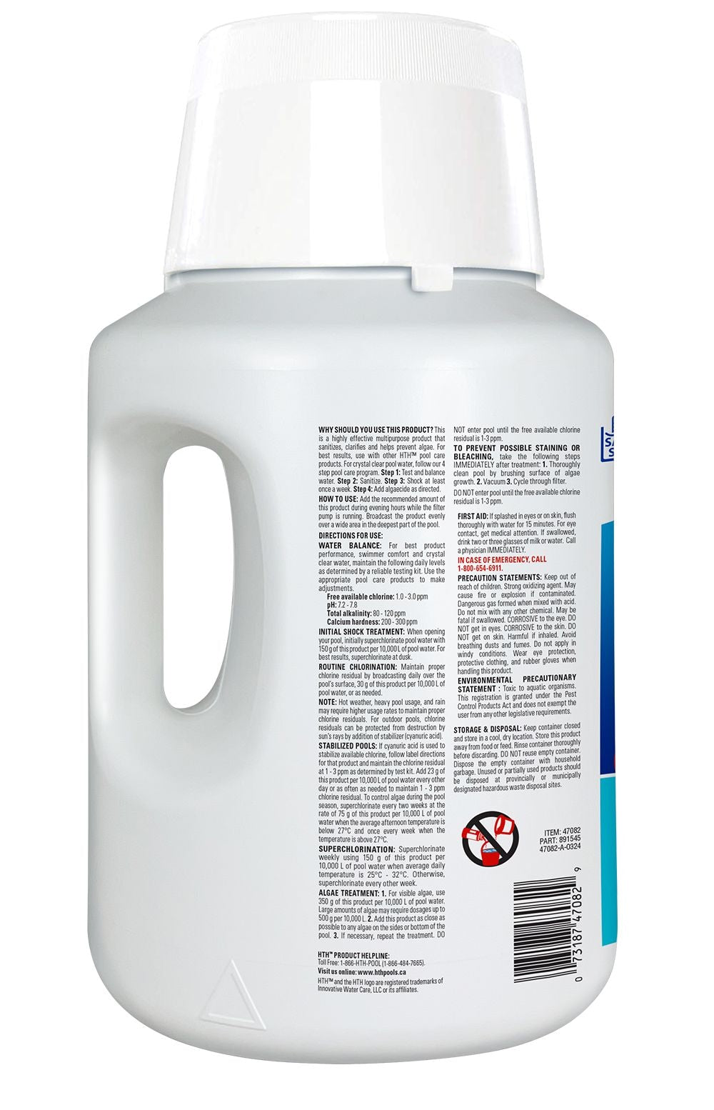 Blue Sparkle 65%, Granular Pool Chlorine, 2.27-kg D7R5 - product image 2