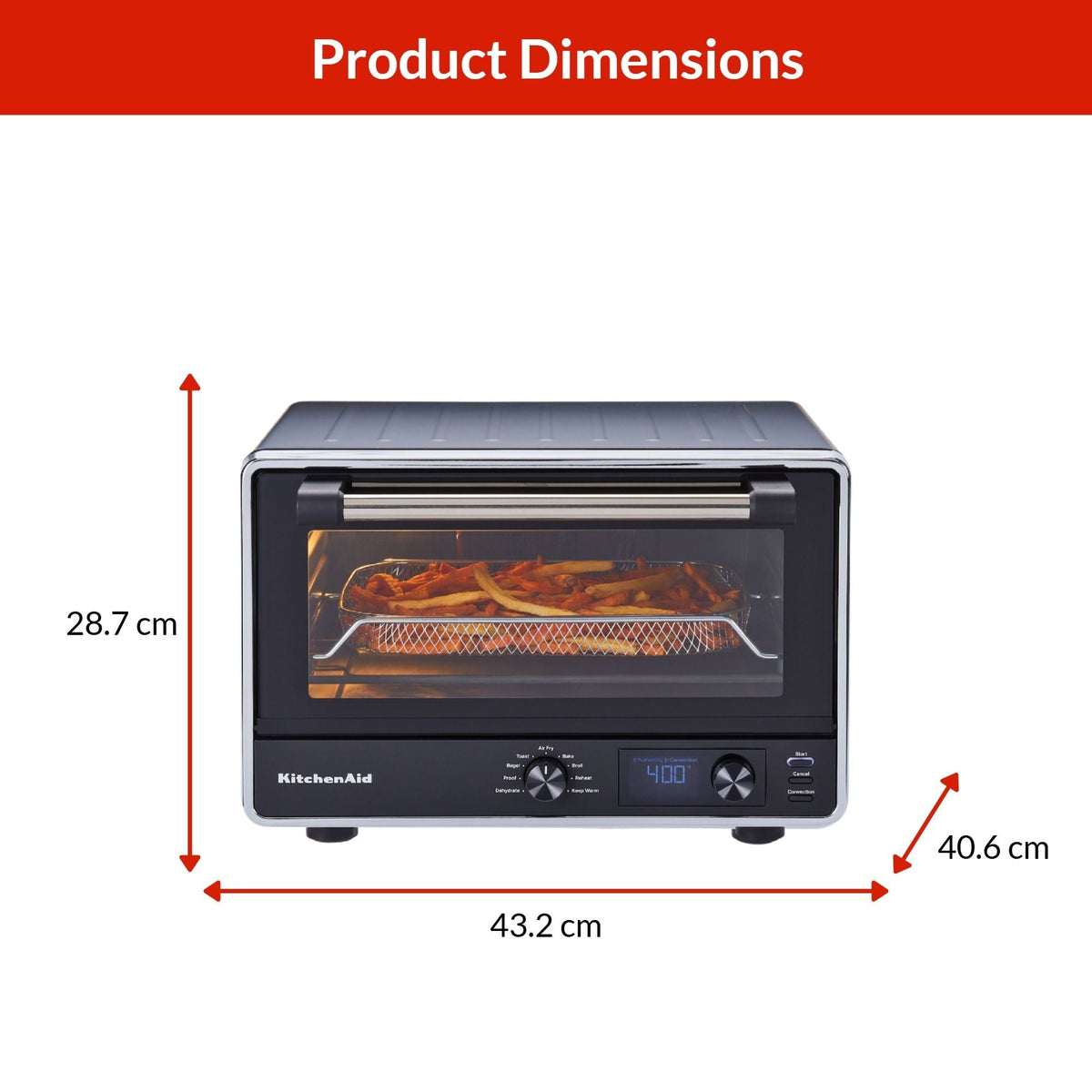 Digital Countertop Convection Oven with Air Fryer A9I4 - product image 3