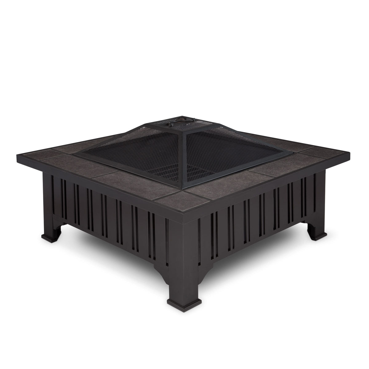 Square Wood Burning Fire Pit in Black, 34-in Z8V3 - product image 1