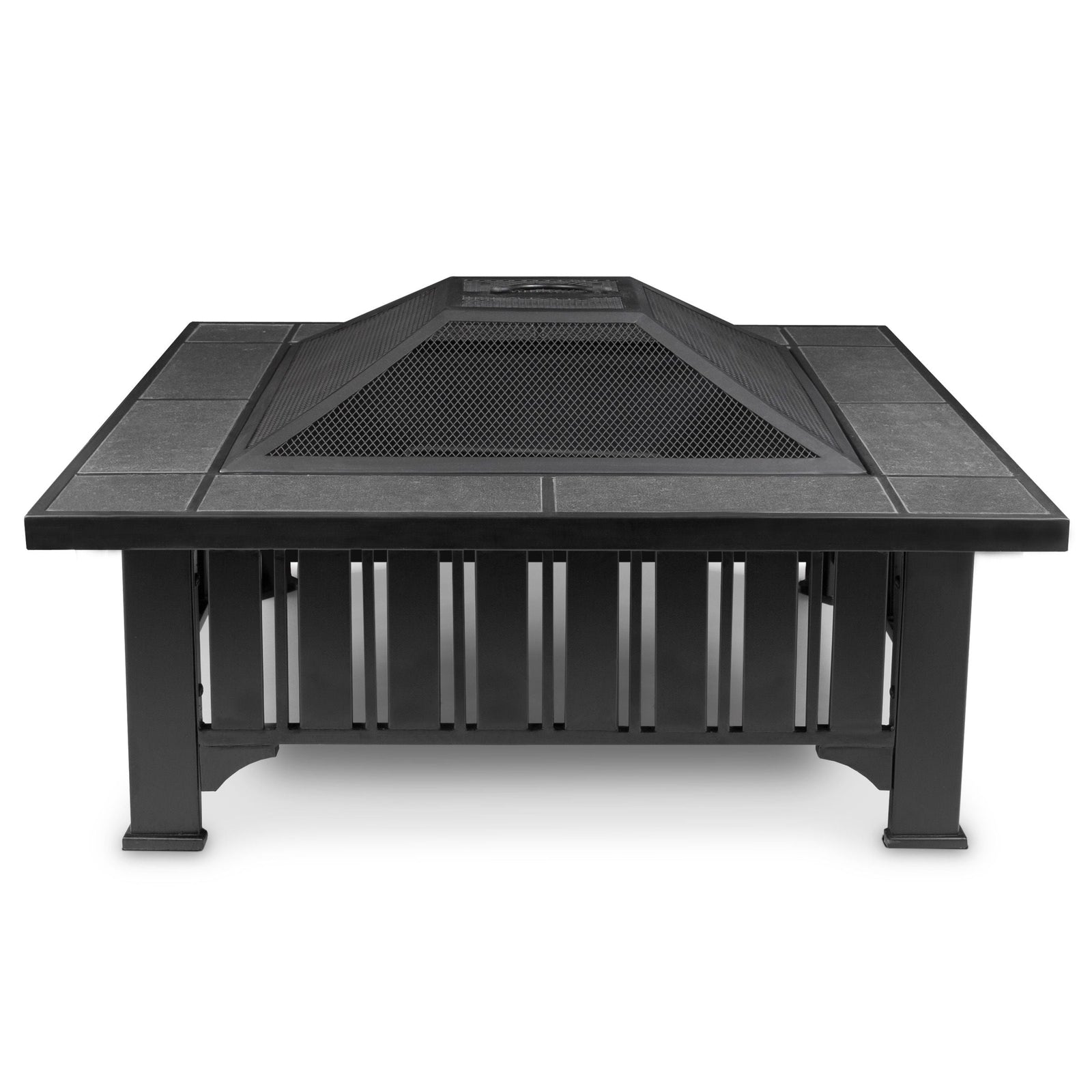 Square Wood Burning Fire Pit in Black, 34-in Z8V3 - product image 2