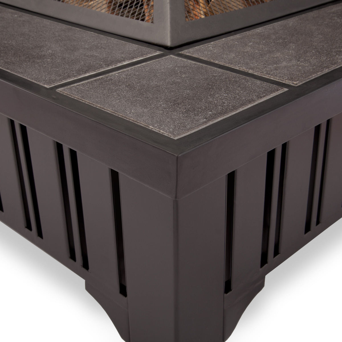 Square Wood Burning Fire Pit in Black, 34-in Z8V3 - product image 4
