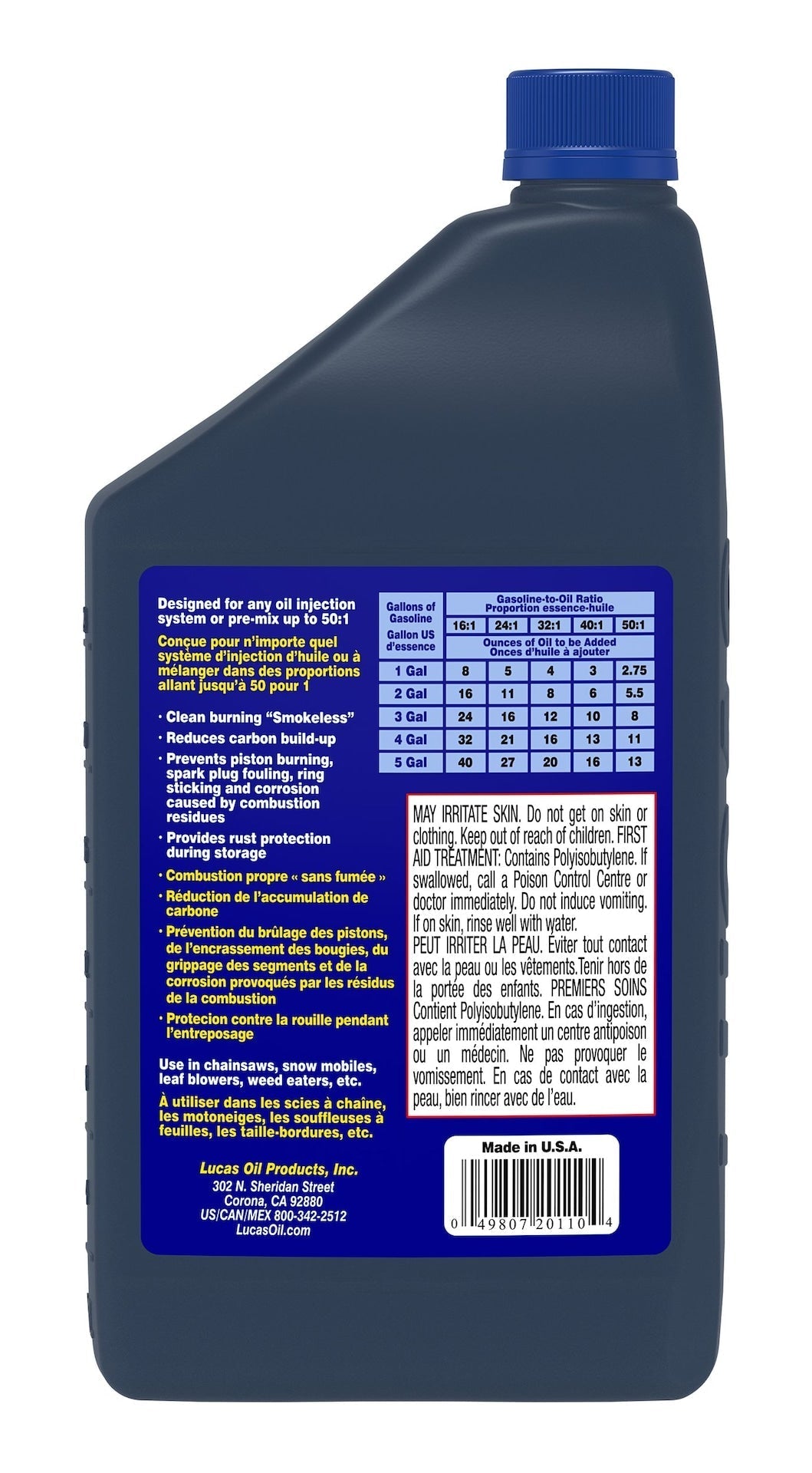Oil 2-Stroke Semi-Synthetic Oil, 946-mL H5L9 - product image 2