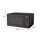 Matte Microwave, Black, 1.1-cu-ft A1F0 - product image 5