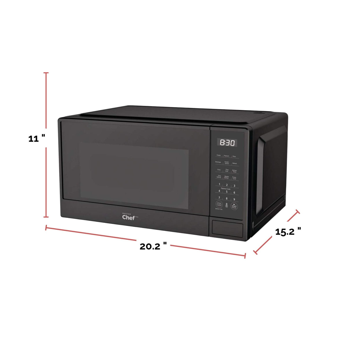 Matte Microwave, Black, 1.1-cu-ft A1F0 - product image 5