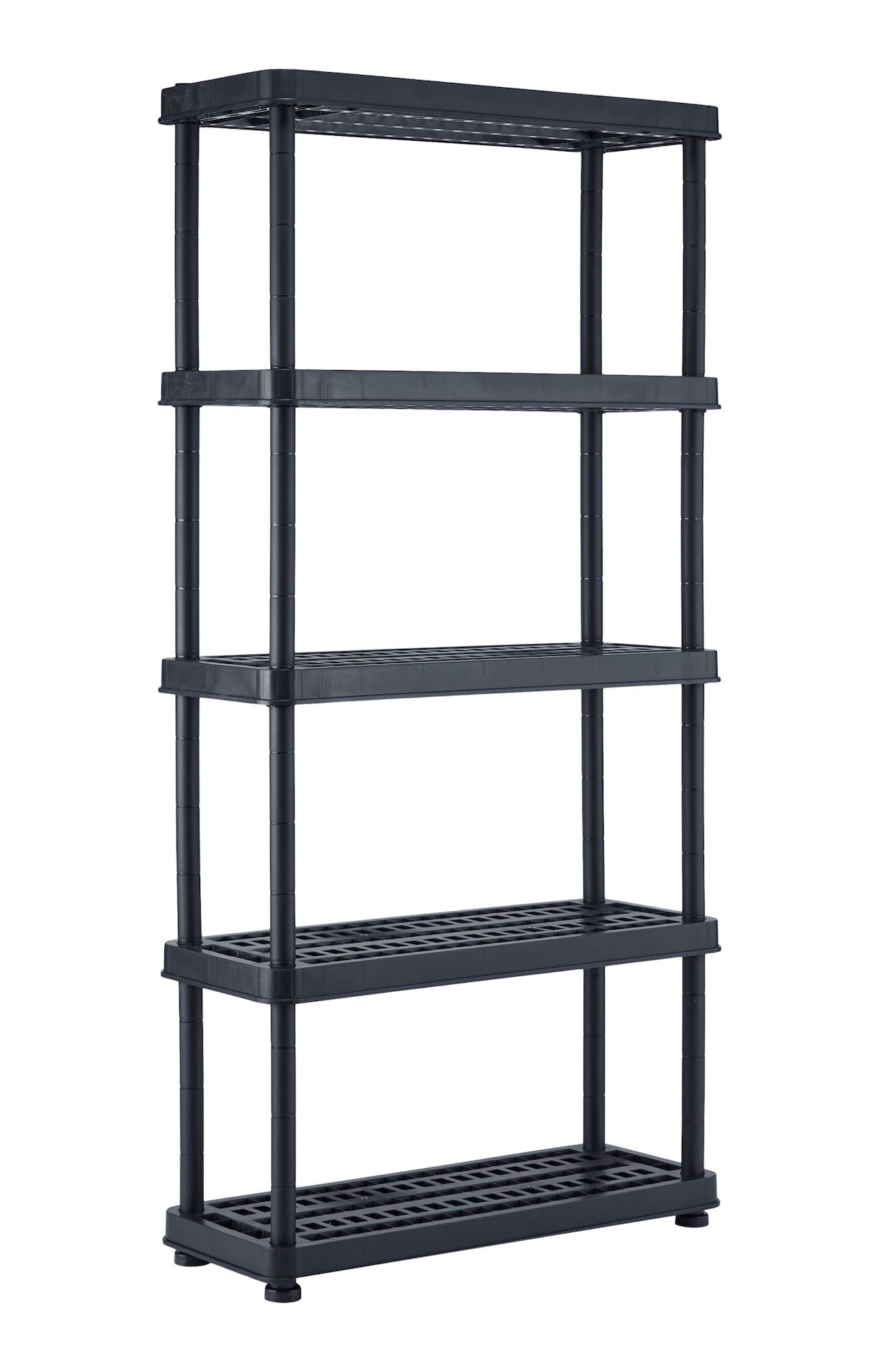 Adjustable 5-Shelf Resin/ Plastic Storage Rack/ Shelving Unit, 36 x 14 x 72-in A8X7 - product image 1