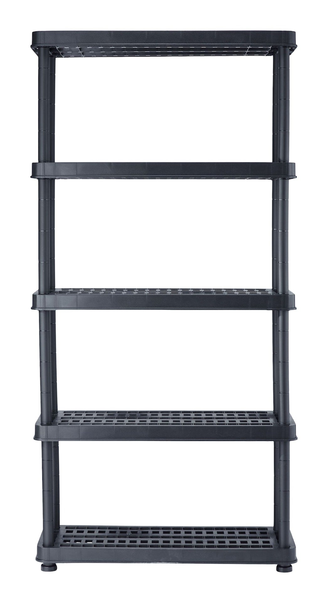Adjustable 5-Shelf Resin/ Plastic Storage Rack/ Shelving Unit, 36 x 14 x 72-in A8X7 - product image 4