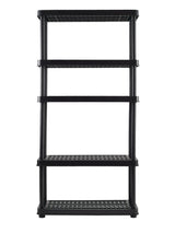 Adjustable 5-Shelf Resin/ Plastic Storage Rack/ Shelving Unit, 36 x 14 x 72-in A8X7 - product image 5