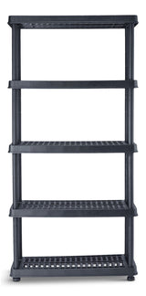 Adjustable 5-Shelf Resin/Plastic Storage Rack/Shelving Unit, 36 x 18 x 72-in B3Y4 - product image 1