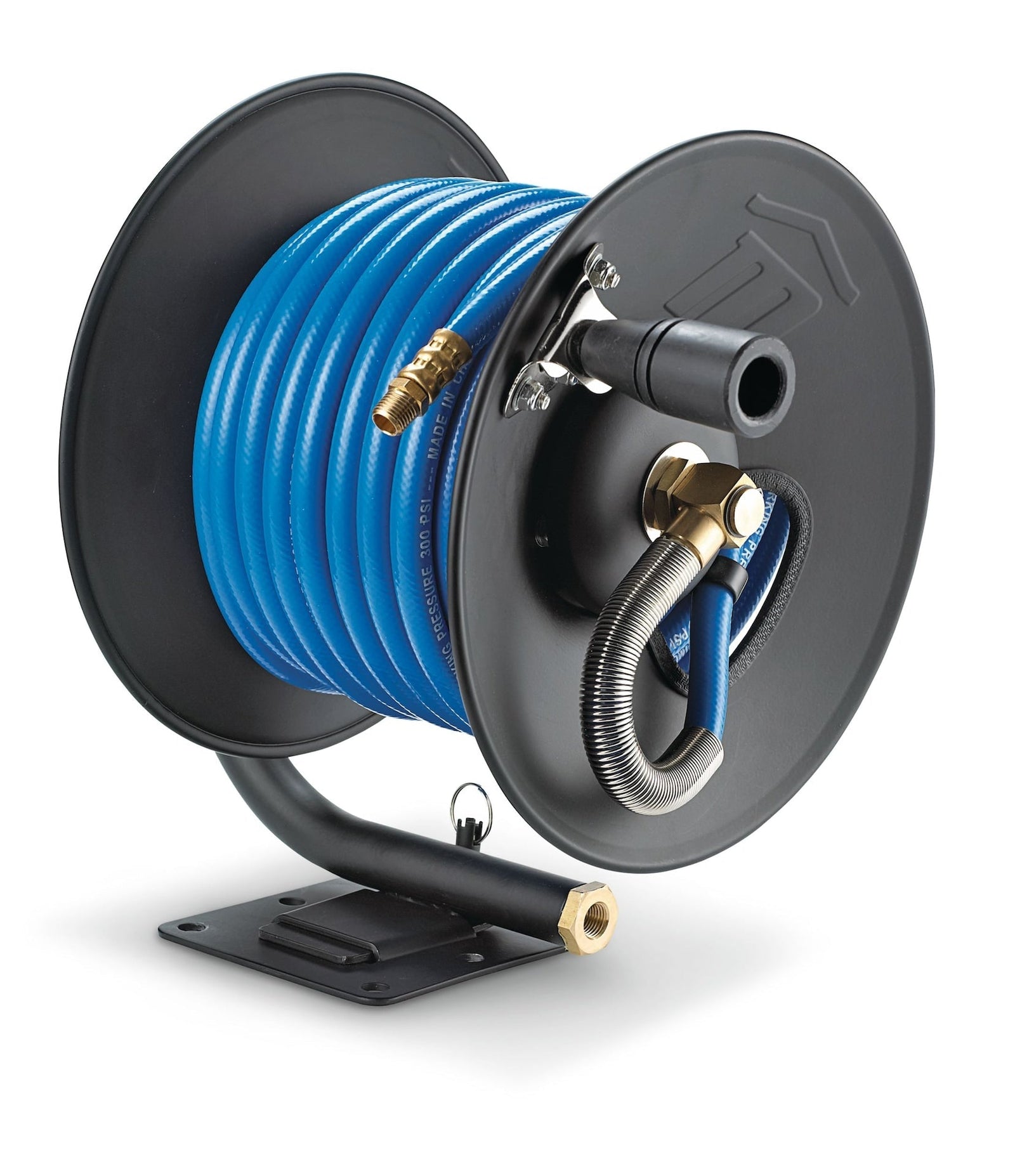 Oil-Free Vertical 20-Gallon Air Compressor with Bonus Hose Reel, 135-PSI, 2HP P8B5 - product image 3