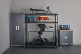 Seasonal Storage Rack with Rolling Platform Cart, Black, 65.5-in x 35.5-in x 68-in W7T5 - product image 6