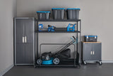 Seasonal Storage Rack with Rolling Platform Cart, Black, 65.5-in x 35.5-in x 68-in W7T5 - product image 7
