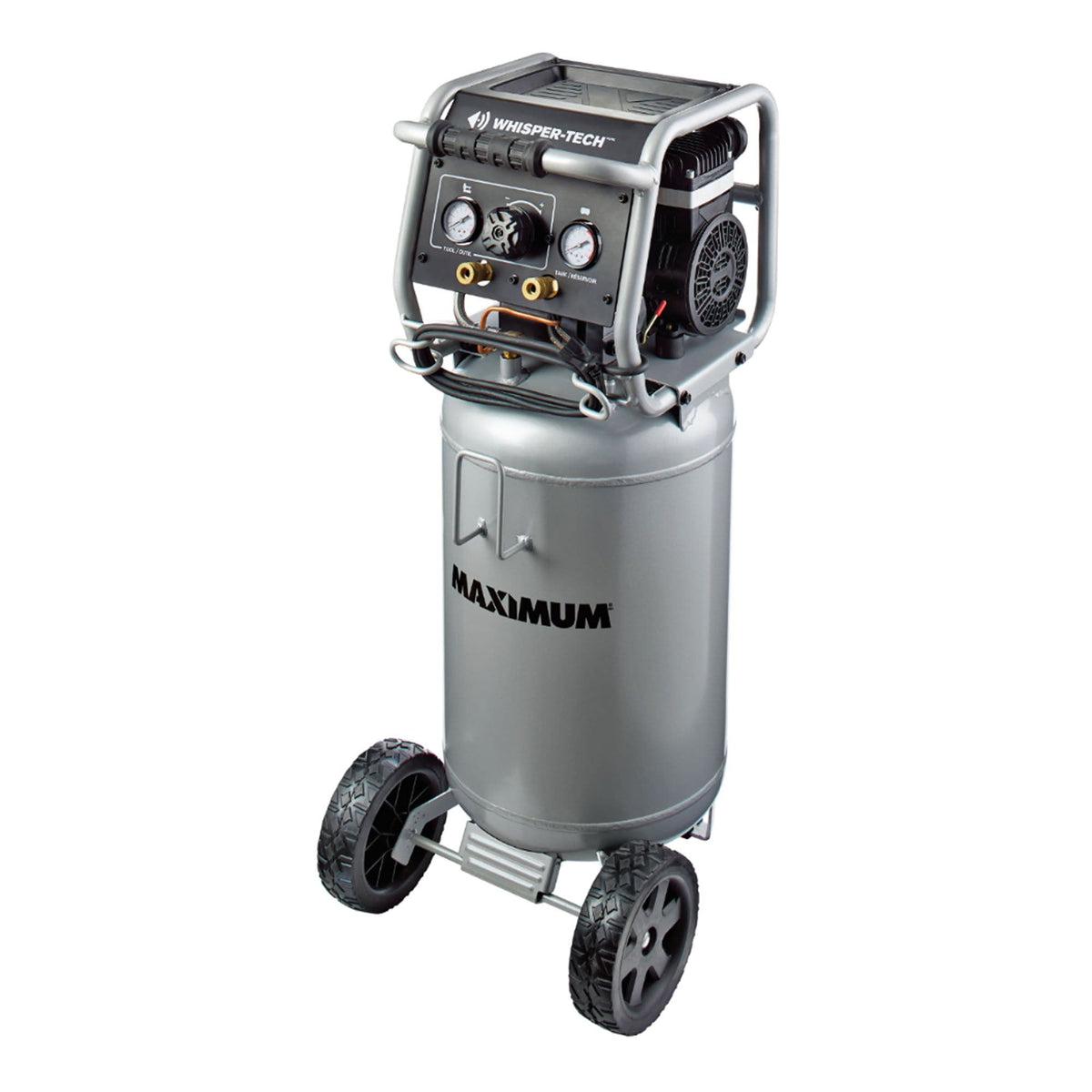15-Gallon Oil-Free Quiet Portable Vertical Air Compressor with Top Tray S7B5 - product image 3