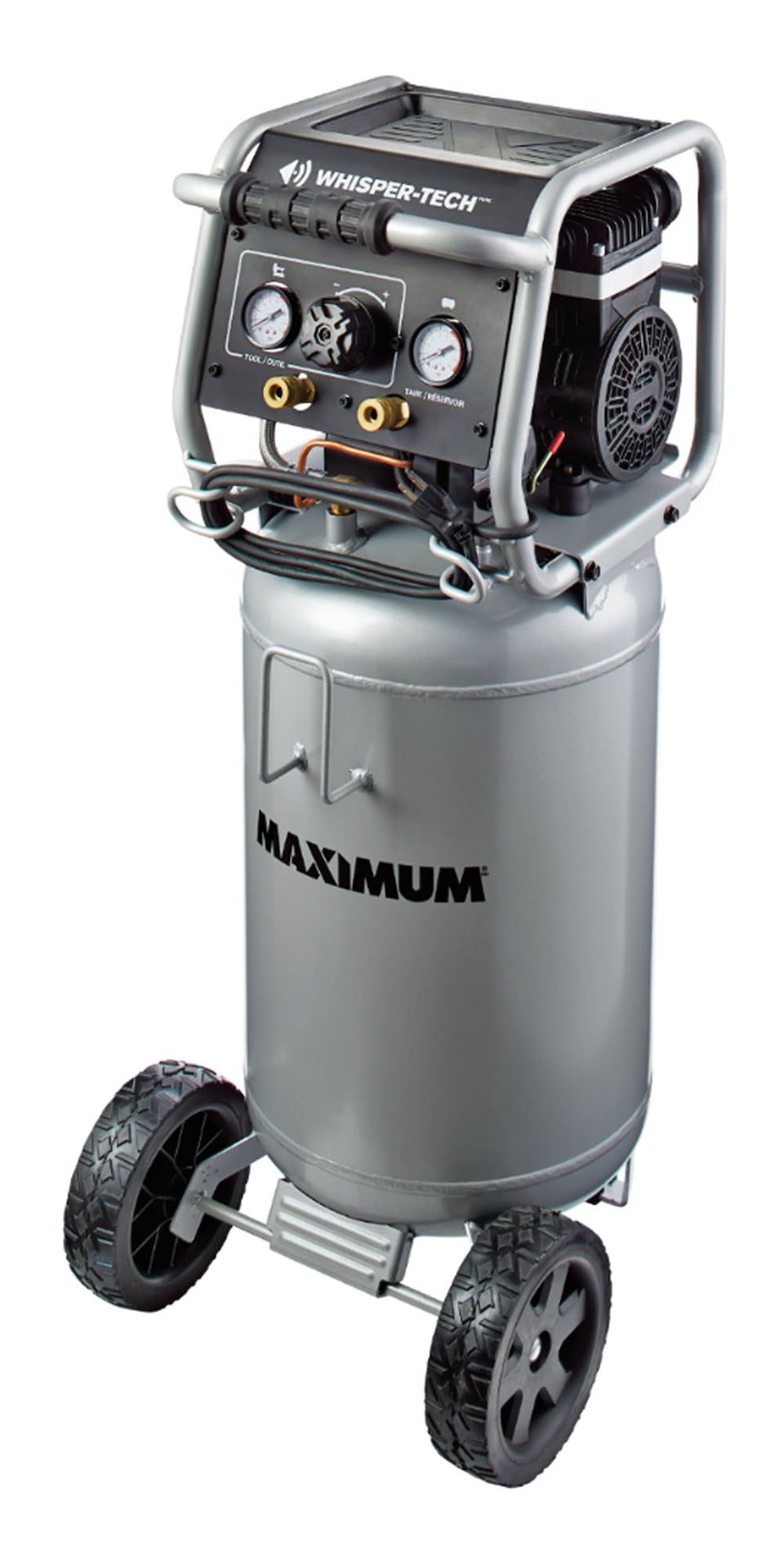 15-Gallon Oil-Free Quiet Portable Vertical Air Compressor with Top Tray S7B5 - product image 4