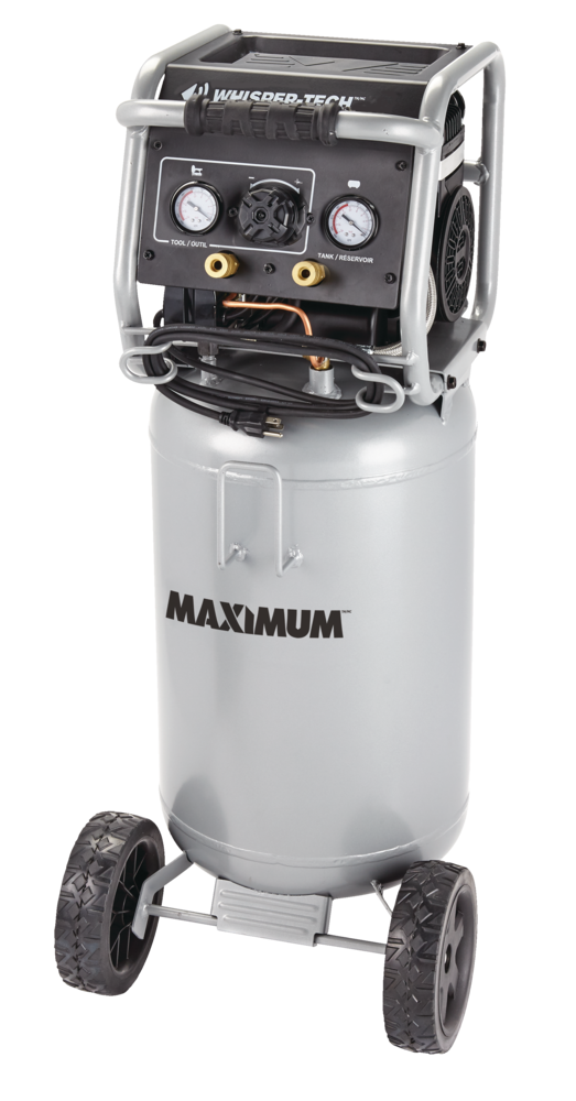 15-Gallon Oil-Free Quiet Portable Vertical Air Compressor with Top Tray S7B5 - product image 7