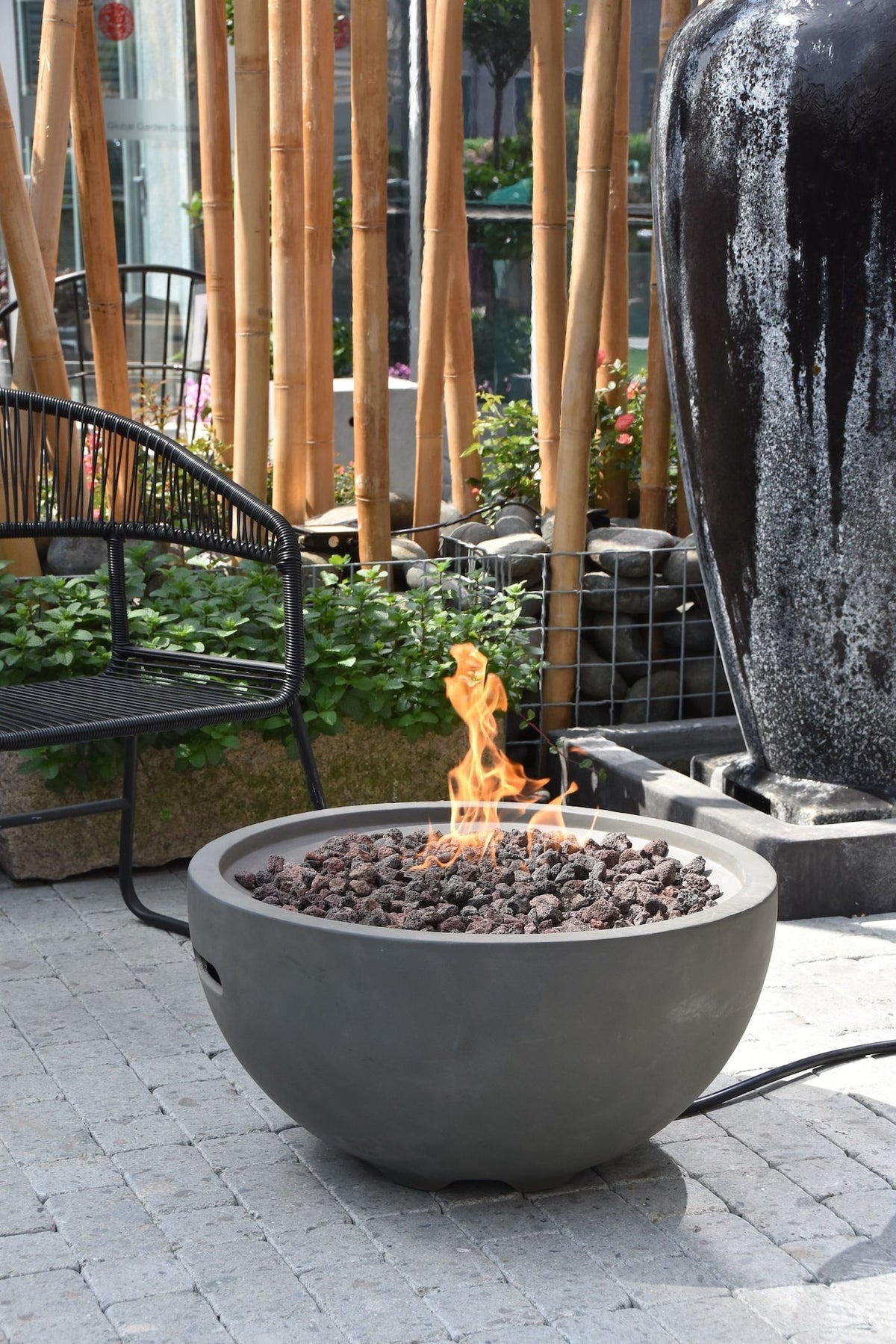 Nantucket Outdoor Gas-Fueled Fire Bowl, 40,000 BTUs, 27 x 27 x 14-in B3A2 - product image 3