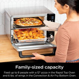 Double Door 12-in-1 Countertop Electric Convection Oven & Air Fryer with FLEXDOOR U8L5 - product image 2