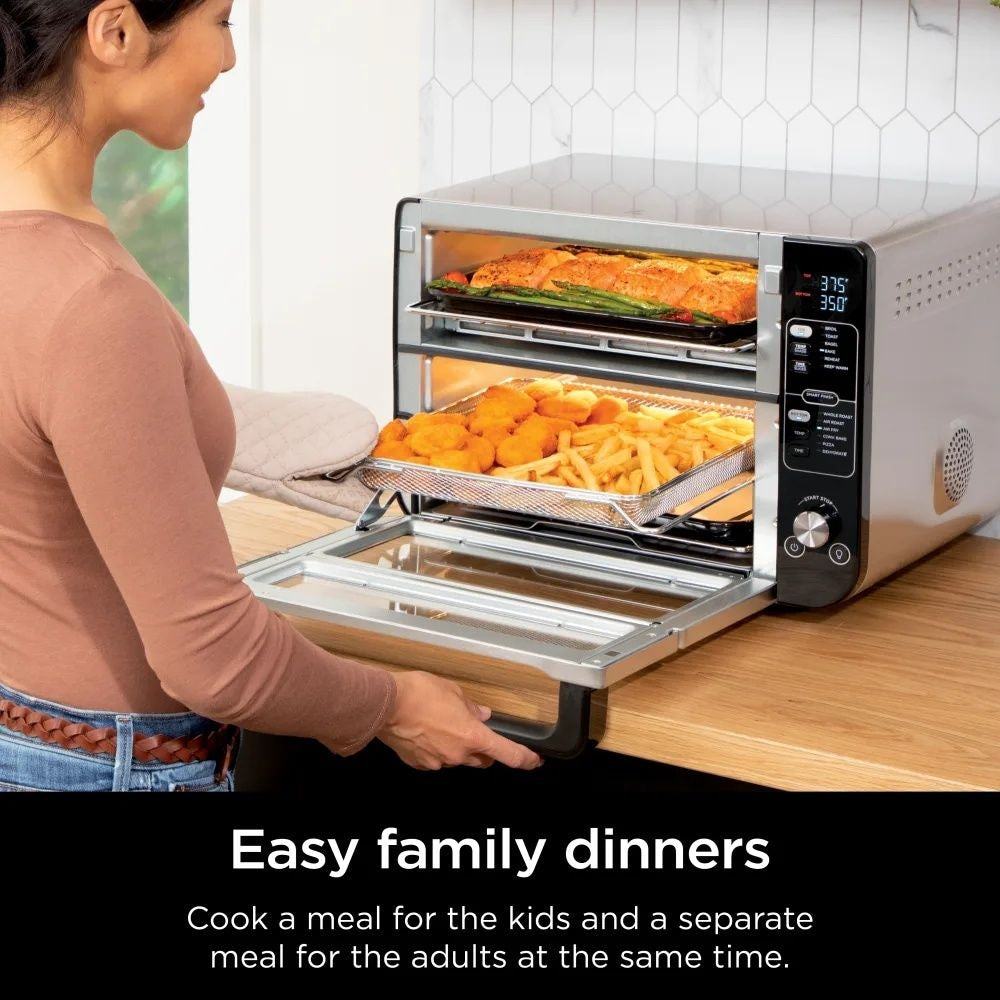 Double Door 12-in-1 Countertop Electric Convection Oven & Air Fryer with FLEXDOOR U8L5 - product image 5