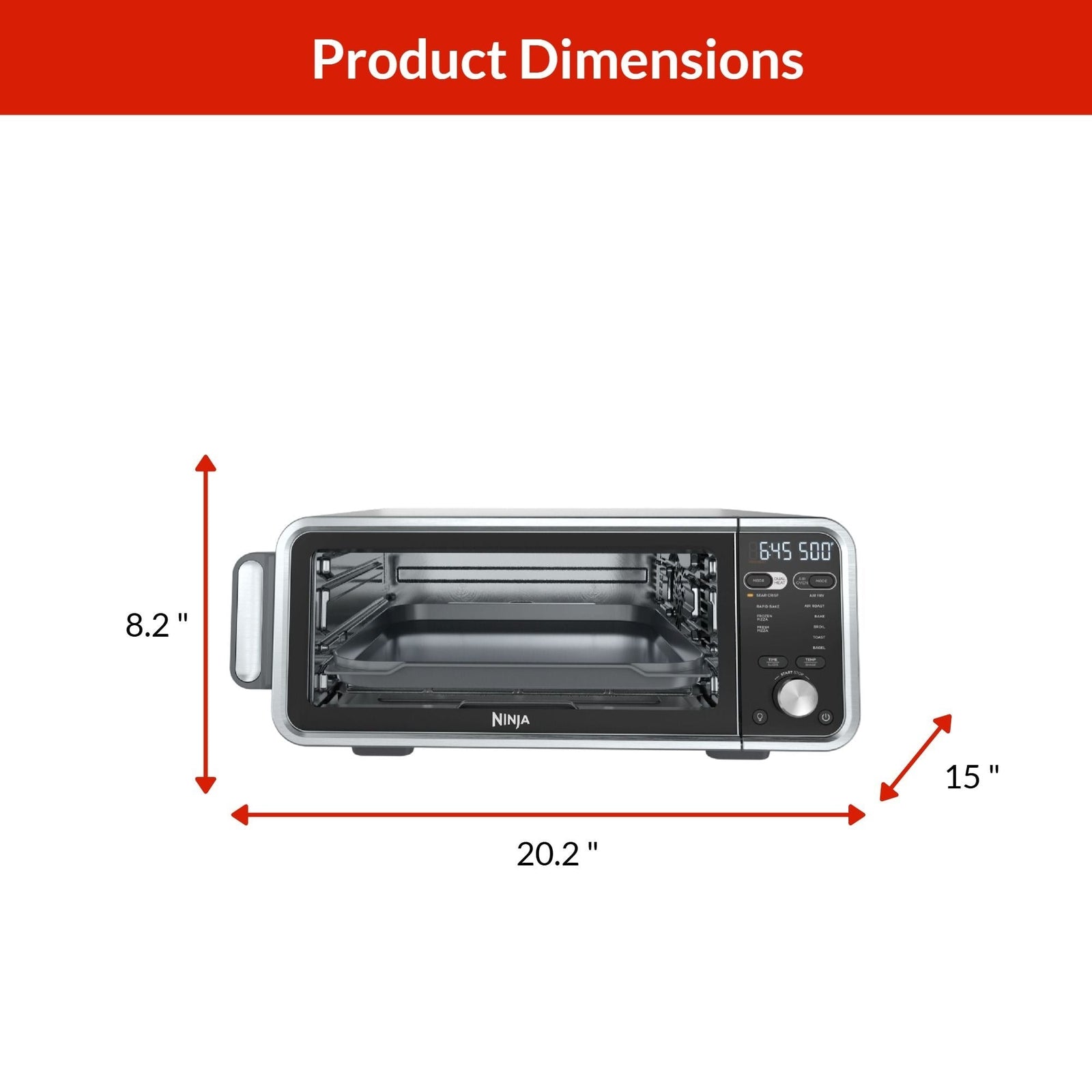 Foodi 10-in-1 Dual Heat Countertop Electric Air Fry Oven with XL Capacity T6T9 - product image 4