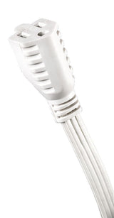 3-ft 3-in 16/3 Indoor Extension Cord with Right Angle Plug, 3 Grounded Outlets, White Z0L8 - product image 5