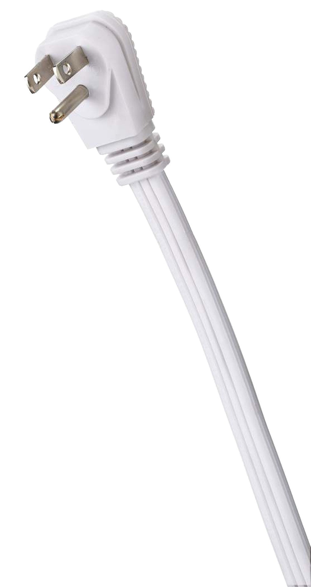 3-ft 3-in 16/3 Indoor Extension Cord with Right Angle Plug, 3 Grounded Outlets, White Z0L8 - product image 6