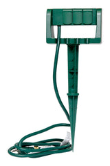3-Outlet Outdoor Power Stake with 6-ft Cord, Green N9M3 - product image 1