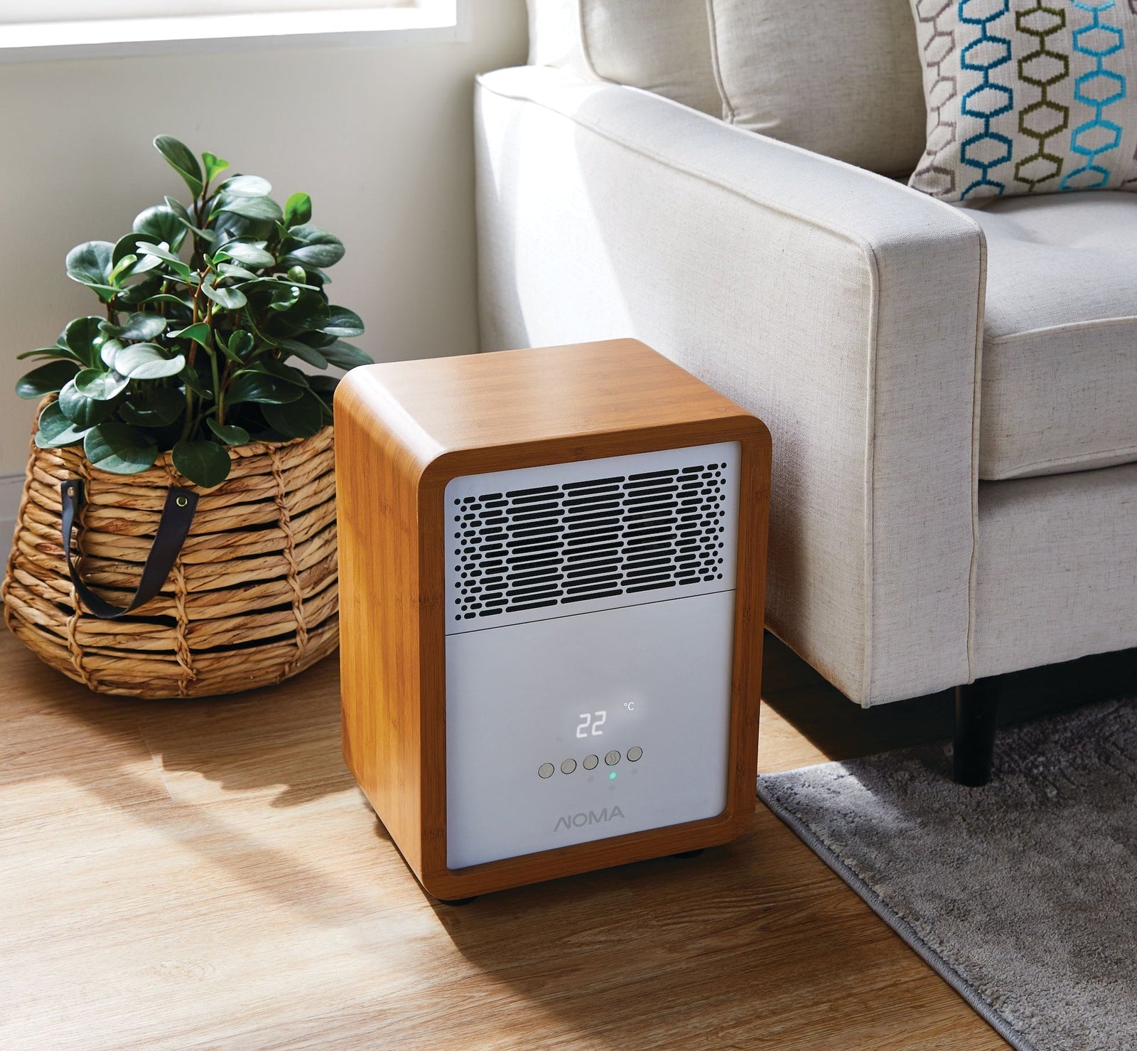 3-Setting Cabinet Heater with Child Lock, Quartz and Radiant Heating, Wood Grain Finish R4Y1 - product image 7
