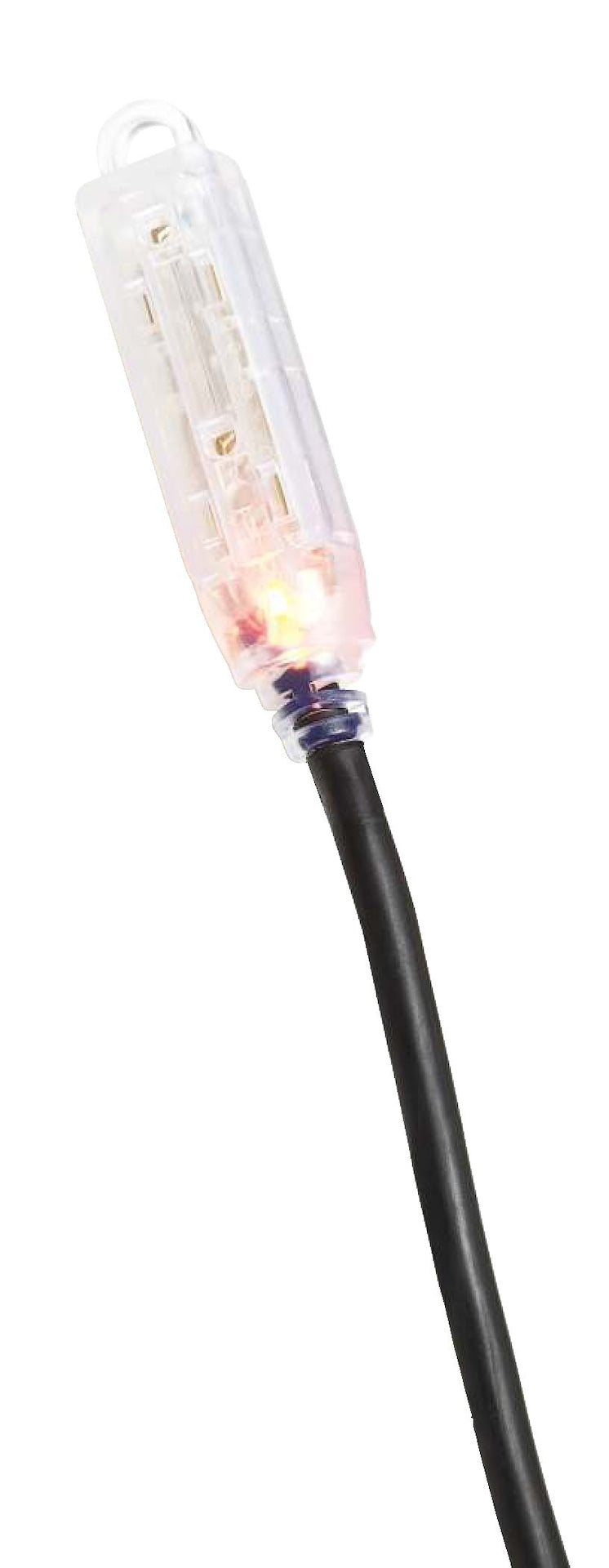 32-ft 10-in 14/3 Outdoor Extension Cord with 3 Grounded Outlets and Lighted End, Black S0O6 - product image 6