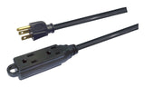 32-ft 10-in 16/3 Light Duty Extension Cord with 3 Grounded Outlets. Audio / Visual, Black R5R4 - product image 2