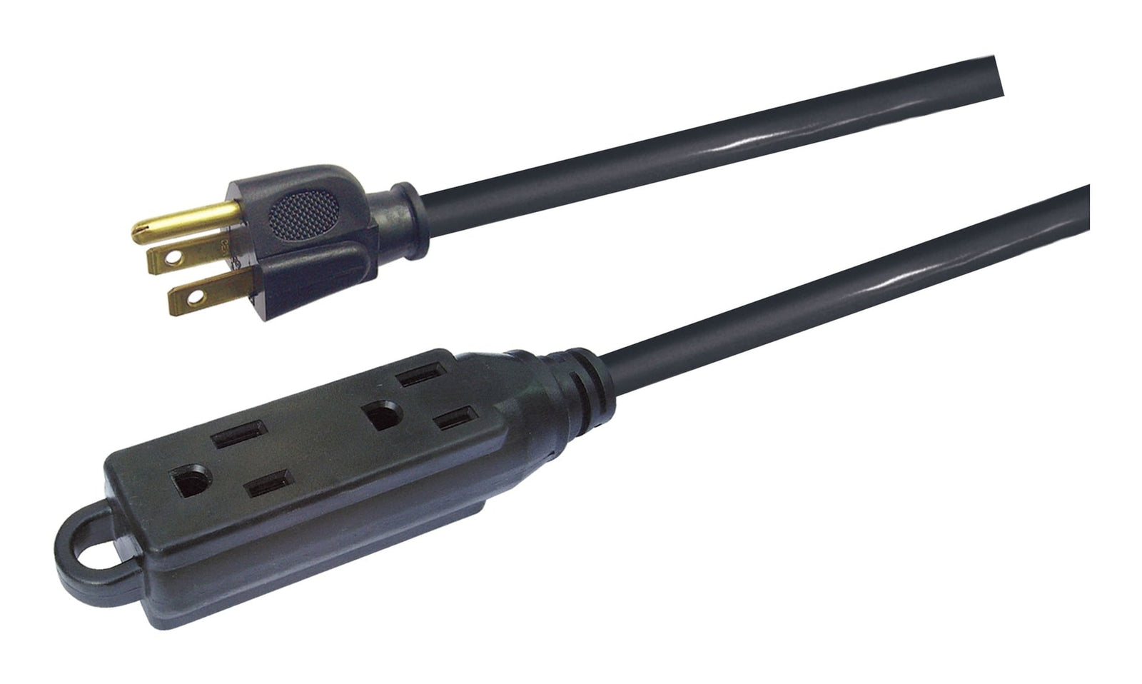 32-ft 10-in 16/3 Light Duty Extension Cord with 3 Grounded Outlets. Audio / Visual, Black R5R4 - product image 2