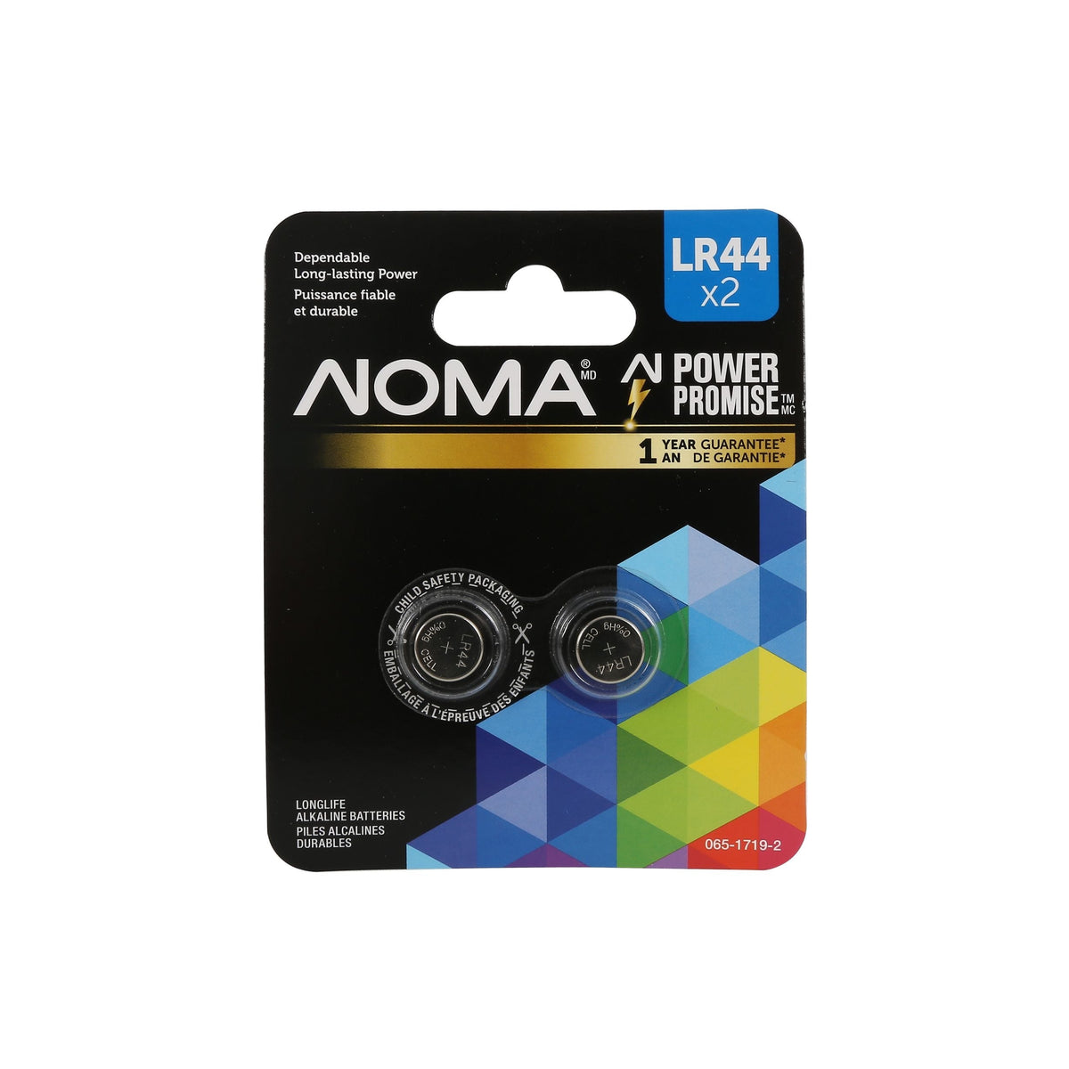357 LR44 AG13 303 A76 1.5V / 1.5 Volt Alkaline Button Coin Cell Batteries, 2-pk U3Z2 - product image 1