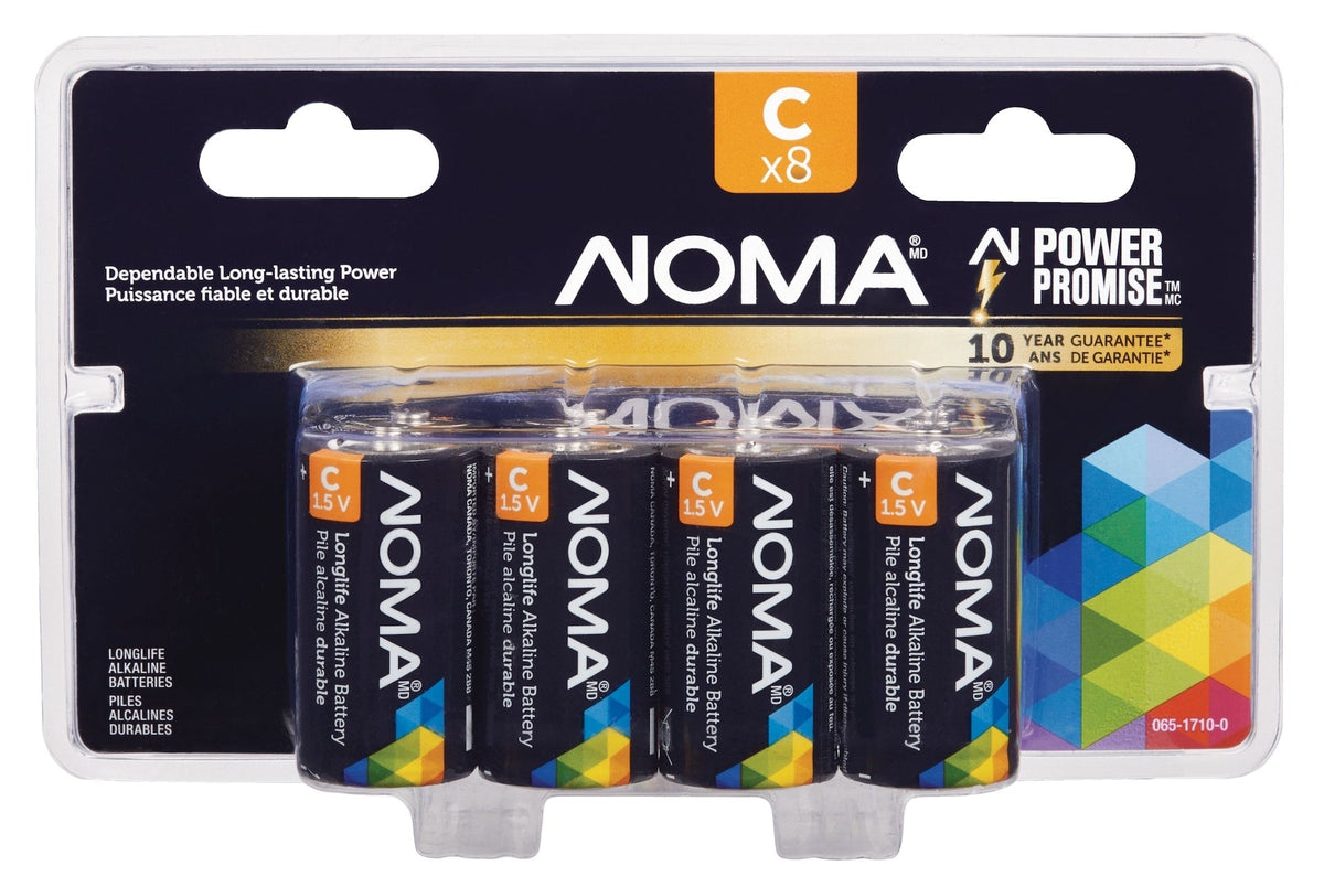 8-pk C Alkaline Batteries, Long Lasting D8H3 - product image 1