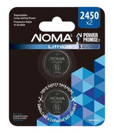 CR2450 Lithium Battery, Long-Lasting Power, 2-pc J6W1 - product image 1