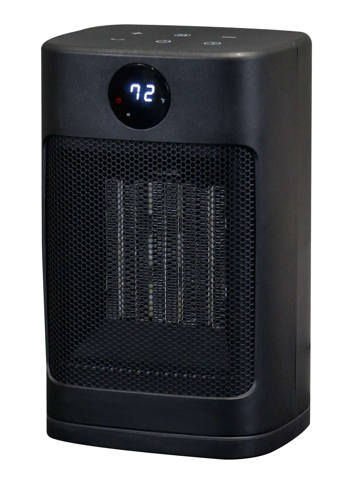 Digital Electric Personal Ceramic Heater with Remote, 1500W, Black H0W9 - product image 1
