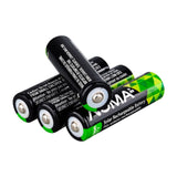 Li-ion 18650 2000mAh Rechargeable Batteries for Solar & Outdoor Lighting, 3.7V, 4-pk W1K9 - product image 1