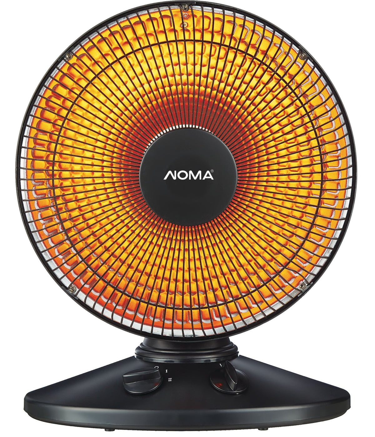 Oscillating Parabolic Dish Portable Radiant Electric Space Heater, 1000W, Black G2W5 - product image 2