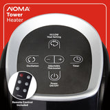 Oscillating Tower Ceramic Heater withRemote Control & Thermostat, 1500W, Black, 30-in O9Y1 - product image 4