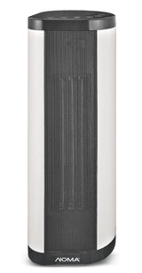 Oscillating Tower/Baseboard Heater withRemote Control & Thermostat, 1500W, White G8F3 - product image 1