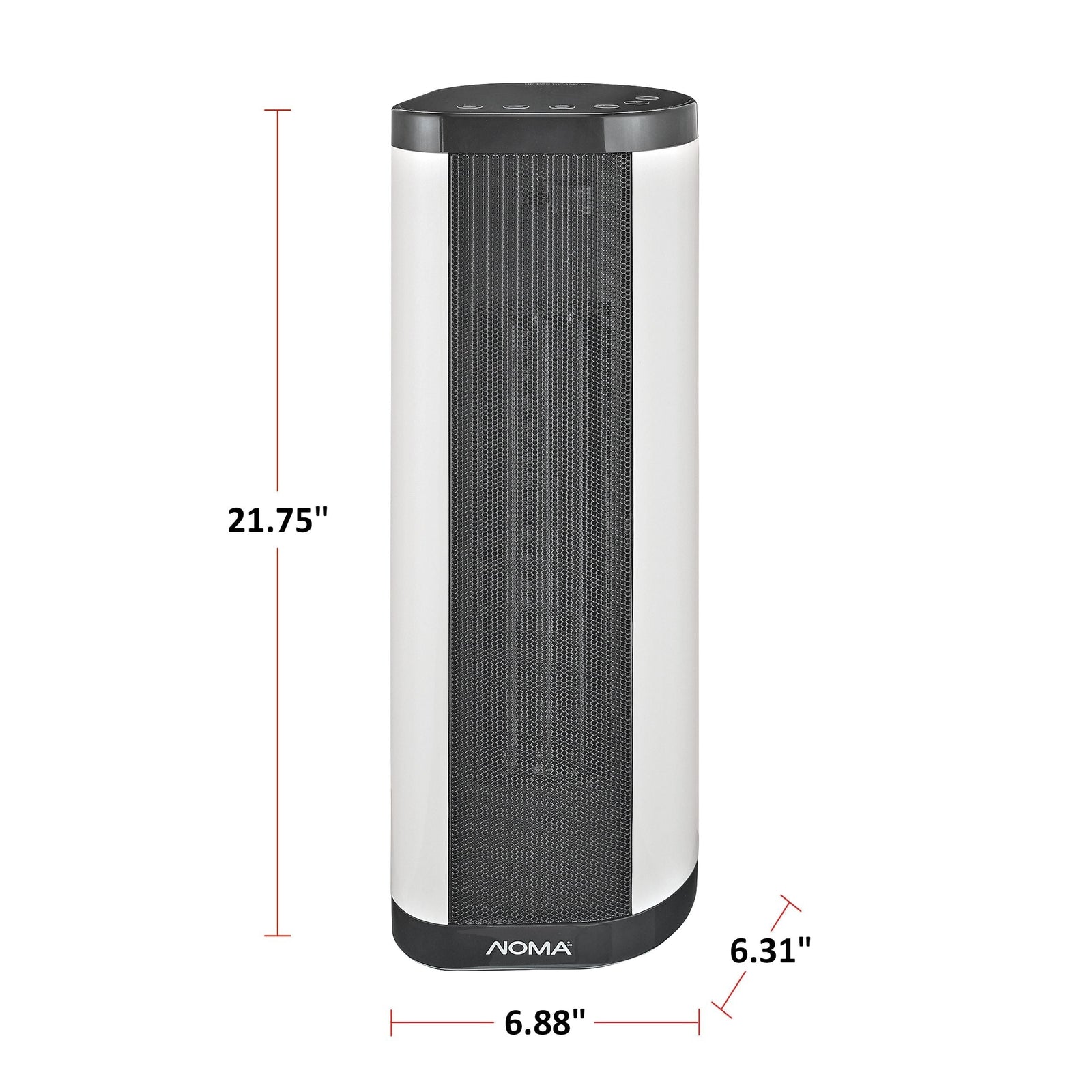 Oscillating Tower/Baseboard Heater withRemote Control & Thermostat, 1500W, White G8F3 - product image 4