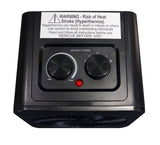 Portable 2-In-1 Personal Heater & Fan, 1500W, Black Z0W2 - product image 8